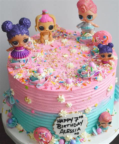 happy sunday  cute   lol surprise doll cake lol lolsurprise birthdaycake
