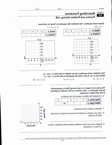 academic quadratic word problems worksheet answers