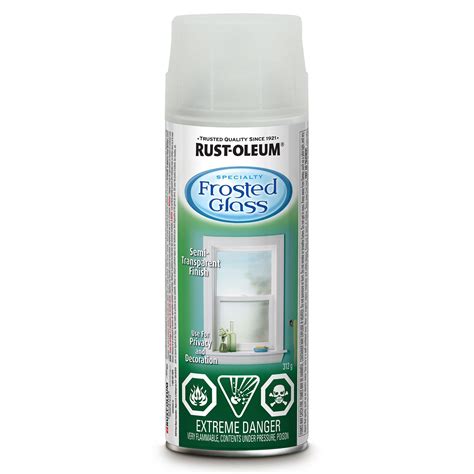 Rust Oleum 312 G Frosted Glass Frosted Glass Spray