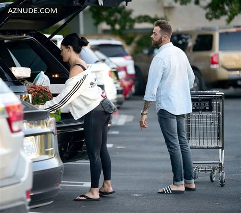 Nikki Bella And Artem Chigvintsev While Doing Grocery Shopping Together