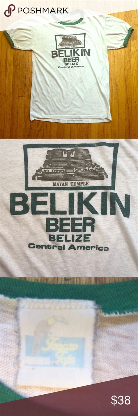 vintage belkin beer  shirt shirts tops tees beer tshirts