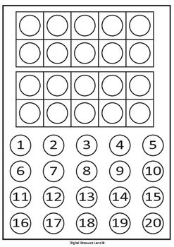 ten frames counters   digital resource land tpt