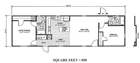 mobile home floor plan