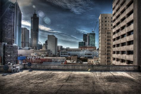 city rooftop  sun glare hdr janko dragovic flickr