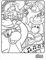 Coloring Penguin Club Pages Disney Agent Secret Color Band Water Penguins H2o Just Add Update Popular Template Coloringhome sketch template