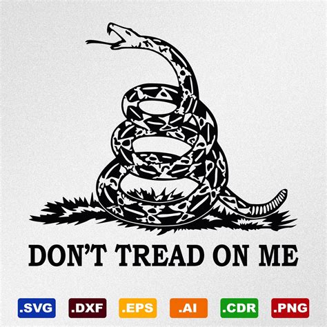 dont tread   svg dxf eps ai cdr vector files  etsy