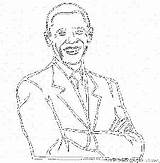 Coloring Barack Obama Pages Presidents Primarygames Play Related sketch template