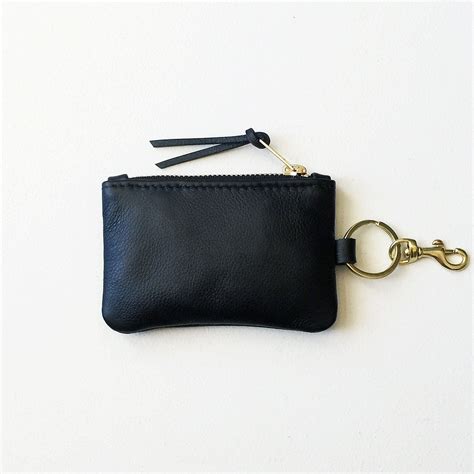 keychain coin purse leather keychain wallet keychain credit