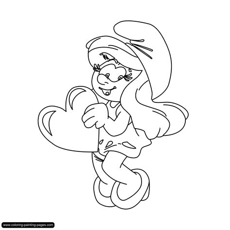 coloring pages smurfs  downloads