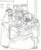 Coloring Joseph Pharaoh Clipart Egypt Library His sketch template