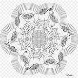 Mandala Licorne Einhorn Ausmalbild Coloriage Erwachsene Ausmalbilder Fuer Herunterladen Malbuch Punkt sketch template
