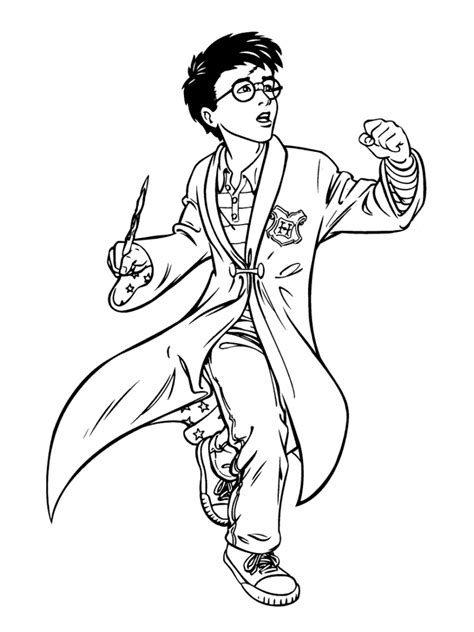 harry potter coloring page coloring pages