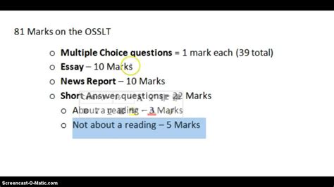 period  osslt short answer questions practice  youtube
