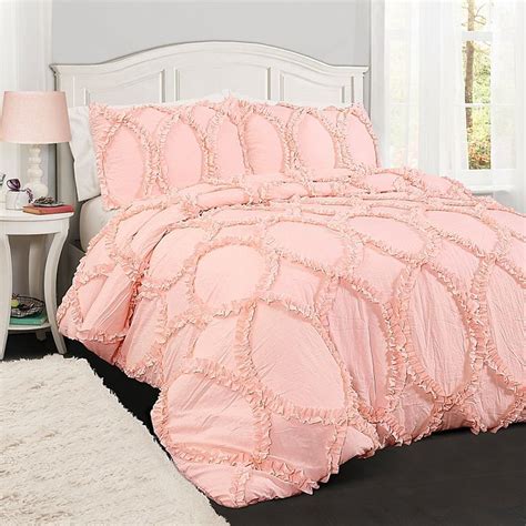 Lush Décor Avon 2 Piece Twin Comforter Set In Light Pink In 2020