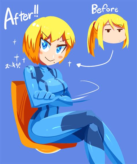 safebooru 1girl alternate hairstyle before and after blonde hair
