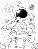 Astronauta Astronaute Coloriages Enfants Cosmonaute Astronaut sketch template