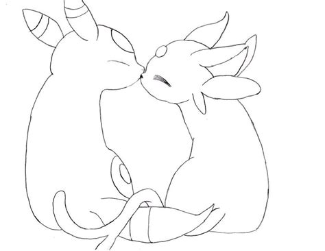 umbreon coloring page  pinterest coloring home