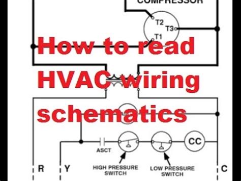 hvac reading air conditioner wiring schematics youtube