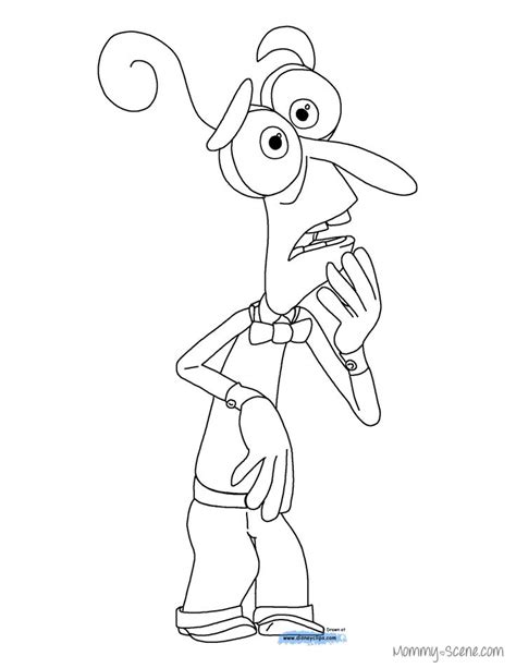 disney   fear coloring page   coloring pages