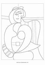 Picasso Pablo Getdrawings sketch template