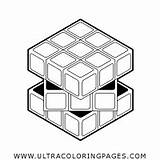 Rubik Cube Cubo sketch template