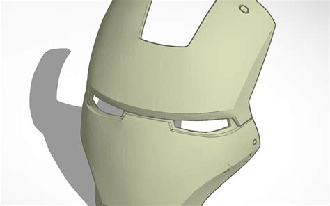 design iron man mask tinkercad