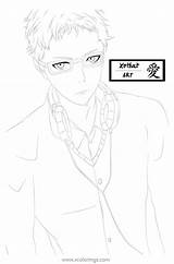 Haikyuu Tsukishima Lineart Coloring Pages Xcolorings 65k 780px 1180px Resolution Info Type  Size sketch template