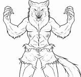 Werewolf Lobisomem Coloringfolder Figura Folclore Goosebumps sketch template