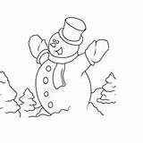 Snowman Mittens Surfnetkids Coloring sketch template