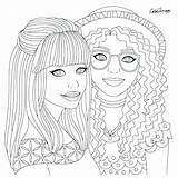 Coloring Pages Hair Color Brush Colouring Women People Therapy Printable Adult Beautiful Adults Colortherapy App Bff Girls Sheets Blank Fashion sketch template