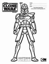 Coloriage Clone Captain Trooper Stampare Imprimer Clones Dibujo Pervinca Guerre Imprimé Fois Kylo sketch template