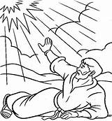 Damascus Saul Acts Apostle sketch template