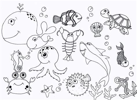 printable coloring pages   sea