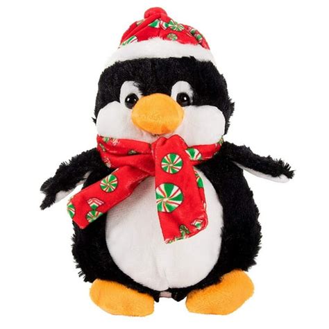 cute penguin stuffed animal puffy  penguin kids soft plush toy