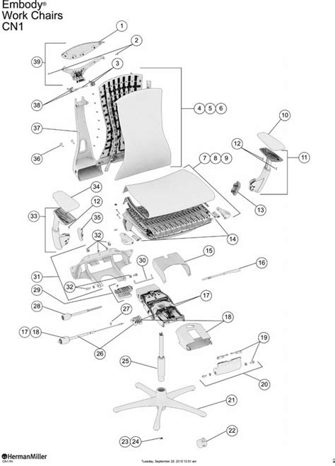 Herman Miller Embody Chair Parts - Authorized Retailer and