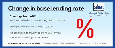 lending rate   abc bank