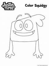 Time Justin Pages Coloring Kids sketch template