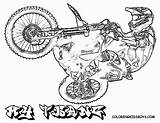 Motocross Dirt Coloring Bike Pages Bikes Colouring Kids Fmx Stunt Rider Dirtbikes Draw Print Ktm Color Fierce Clipart Boys Scooters sketch template