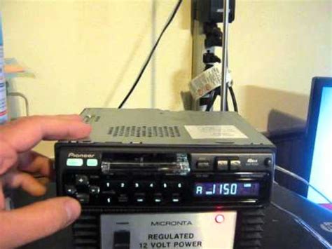 test drive pioneer keh  cassette deck car stereo youtube