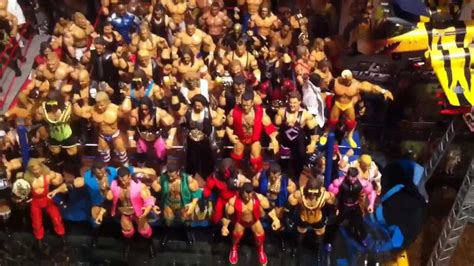 wwe action insider jakks deluxe da figure collection display review aggression customs youtube