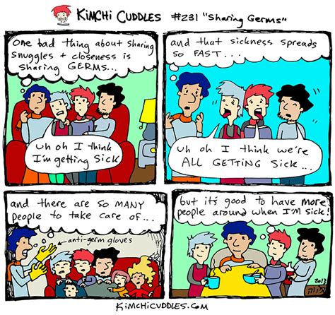 Image Kimchi Cuddles Comic 231 Sharing Germs