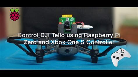 control dji tello drone  raspberry pi   xbox   controller youtube