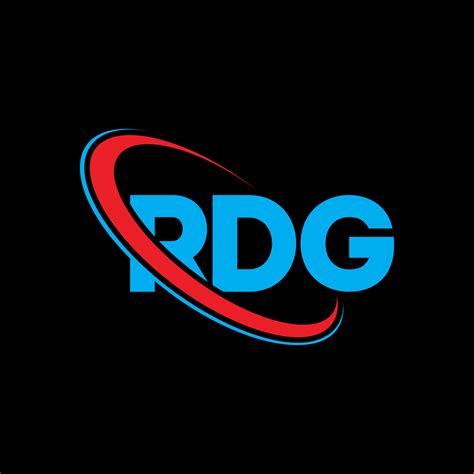 logotipo de rdg letra rdg diseno de logotipo de letra rdg logotipo de iniciales rdg vinculado