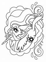 Celestia Pony Prinzessin Prinses Kleurplaat Malvorlage Kleurplaten sketch template