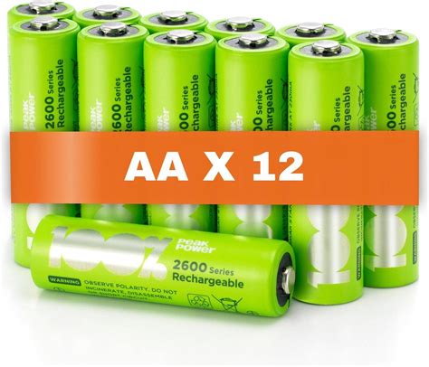 peak power oplaadbare batterijen aa duurzame keuze nimh aa batterij mignon bol