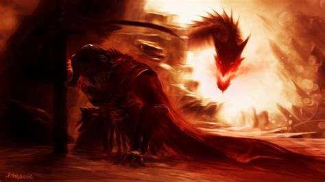 Artwork Fantasy Art The Elder Scrolls V Skyrim Dragon