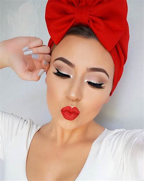 23 christmas makeup ideas to copy this season crazyforus