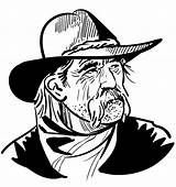 Cowboys Cowgirls Sheriffs Villains sketch template