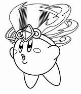 Kirby Tornado Dibujos Colorear Headdress Colorare Kleurplaten Kleurplaat Ancenscp Idee Downloaden Uitprinten sketch template