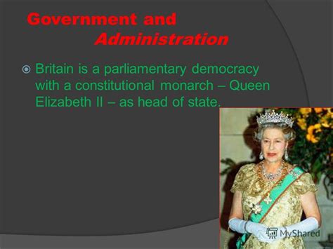 Презентация на тему political system of great britain government and